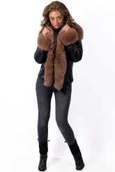 Women's exclusive lambskin coat Alexa